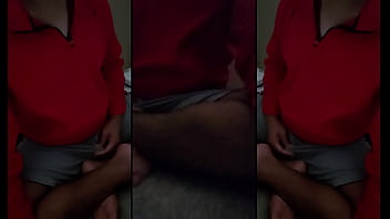 Preview 2 of Saneloven Sanxx Video - Alan Prasad plays with his boner and cums like a monster on webcam