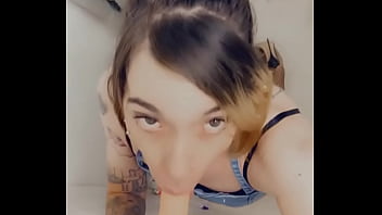 Preview 1 of Humping In Sex - Cute Country Trans Drops to her knees