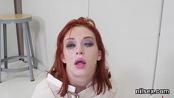 Preview 2 of Ful Sxx Seen - Wacky chick was brought in asshole madhouse for awkward treatment
