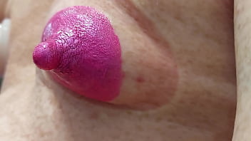Preview 1 of Juicy Parents - my painted elongated nipples 1