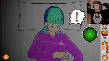 Preview 3 of Vergin First Blood Sex - TRY NOT TO WAKE UP BULMA (Romantic Night)