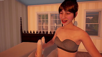 Preview 3 of Mane Animal - XPorn3D Asian Teen Virtual Reality Handjob