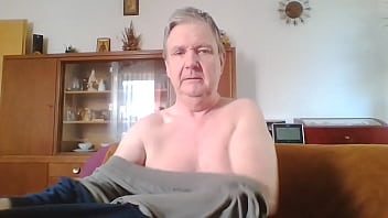 Preview 1 of Goat Milk Machine Breast Pump - Chubby Andreas masturbiert im Sex Boddy