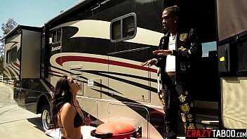 Preview 1 of Caseros 69net Recien Casados - Horny Latina with amazing big ass Monica Sage can handle huge black dick