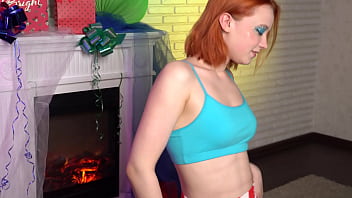 Preview 1 of Analingus Cunnilingus Techniques - Christmas Video From A Redhead Cutie