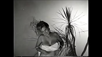 Preview 1 of Insert Baby Doll In Pussy - Appetizing vintage model undresses on camera and shows her big tight ass and gorgeous breasts