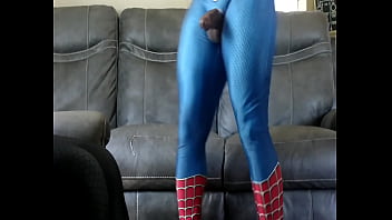 Preview 1 of Sexi Videos Hd - Spidey man pounds Gwen Gwen pussy on living room couch