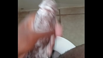 Preview 2 of Sunny Leone Fuing - Getting that jerk onin the bathroom three
