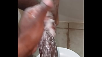 Preview 4 of Seal Peck Sexy Video - Getting that jerk on in the bathroom 2