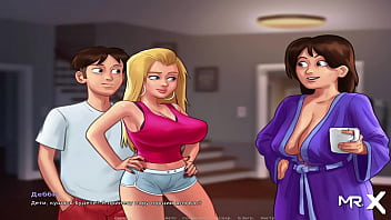 Preview 1 of In A Private Bus - SummertimeSaga - Helping Cute Girl Do Homework E1 # 56