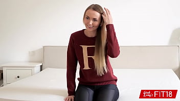 Preview 1 of Webcam Friends Boys - FIT18 - Sia Siberia - Casting and Creampie Petite Russian Influencer