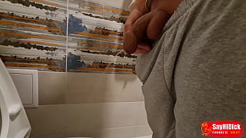 Preview 3 of Latin Porn - Guy films him peeing in the toilet