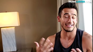 Preview 1 of Hourse Fucking Withh Girl - Ripped hunky amateur solo masturbates in the shower