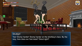 Preview 3 of Father In Low Scandal - 3D game Femdom Skullgirls sexslut