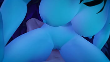 Preview 2 of Blast Porn - ASMR night elf from WoW romantic cowgirl sex with orgasm