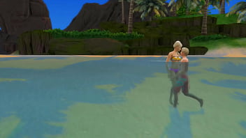 Preview 1 of Sex Choice - Stepmom and stepson have sex after he visits her in her room overnight at hotel they were staying on vacation
