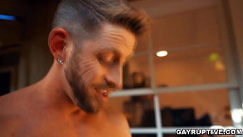 Preview 4 of First Time Feeling So Pain Mp3 - Peeping Todd filming two hot hunks Johnny Ford and Michael Boston by the poolside and convinces them to act out their perverted fantasies