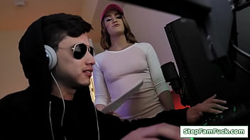 Preview 1 of Sadia Kgan - A teen stepsis fucked by her stepbro