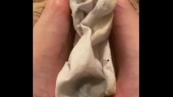 Preview 2 of Con Novio - Girl Wears Same Socks For 5 Days Straight