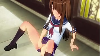Preview 3 of Teen Anal Three Som - Takagi-san se masturba para ti