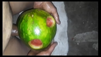Preview 2 of Sex Gear Men - Watermelon being used for masturbation!