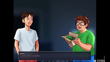 Preview 4 of Celebrity Seducing A Boy - SUMMERTIME SAGA #62 &bull_ Wet t-shirts and big boobs equals fun time