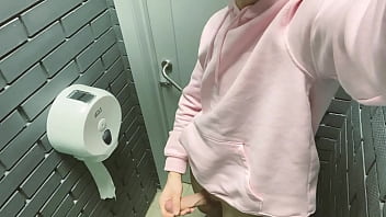 Preview 3 of Hard Anal Wife Rape - Posing twink at the wc