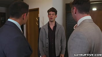 Preview 2 of Mom Boy Romantic Xxx - Hunks sweet first fuck after their class inisde the garage