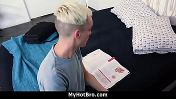 Preview 1 of Anya Olsen Suck - Teaching My Cute Little Straight Step Brother to Fuck