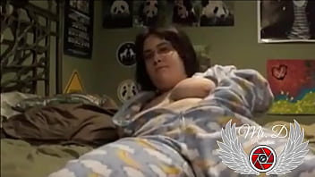 Preview 3 of Xoxoxo Spitanal - Playing in my parents&#039_ bed in my pajamas,  I masturbate while I think my step brother fucks my fat and wet pussy