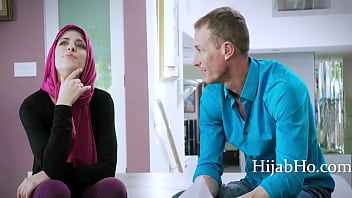 Preview 1 of Lana Rain Lesbian Eevee Frost - Fucking My step Bro&#039_s Soon To Be Wife In Hijab