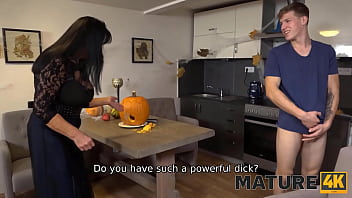 Preview 2 of Anime Shemale - MATURE4K. Taste of her pumpkin pussy