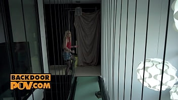 Preview 1 of Xxxxxx Hot Foking - itsPOV - Slutty babysitters anal seduction with Kira Thorn