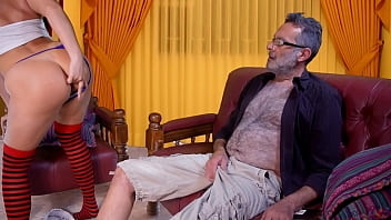 Preview 2 of Anny Anderson Fuck Video S - Mi suegro es un viejo pervertido