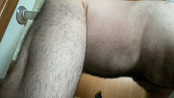Preview 2 of Forced To Fuck By Enemy Soldiers - Me fucking a 11 in dildo with cock and ball ring