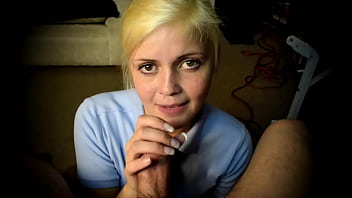 Preview 3 of Girl On Girl Anal Sex Pain - 18 year old Madison Hart dirty talk blowjob with dirty old man