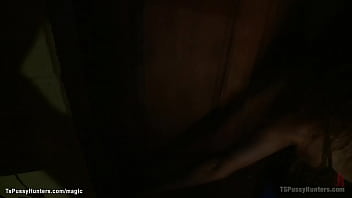 Preview 2 of Blacked Kannl - Ebony shemale licks and fucks neighbor