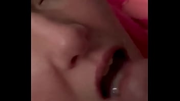 Preview 4 of Xxx 3 Boys 1 Gril - Little slut giving me head in our parents bedroom