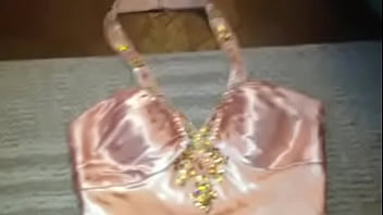 Preview 1 of Story Porn Orgasm - Light Pink Satin Prom Dress