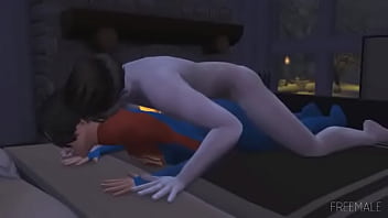 Preview 4 of Jepan Sex Video - Hot Night with Supergirl (Sasha Calle) 4K
