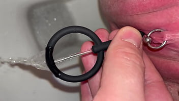 Preview 2 of Manapla Sexy Scandal Video Xxcom - First time we use Vaginal Dilator for my Pee
