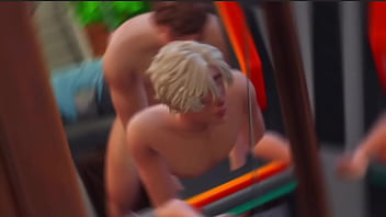 Preview 3 of Father And Girls Sexx - Sims 4: El mecanico me rompe el culo