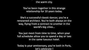 Preview 1 of Real Sister Change To Friend - A Night in Paris - Part 1 - AI Illustrated Leather Porn Dream