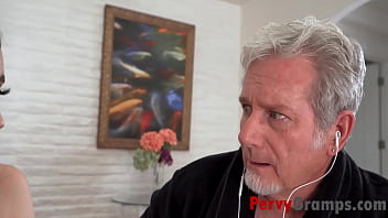 Preview 1 of Sex Gurls Canot Stop Women - StepGrandpa,  You Erection IS Distracting- Laney Grey
