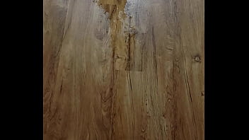 Preview 4 of Late Fuck Mom - Piss on kitchen floor