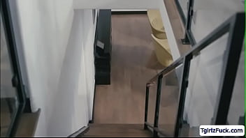 Preview 1 of Wan Nor Azlin Seks - Blonde ts sucks the bbc of her neighbor