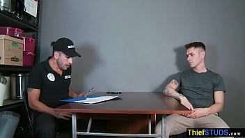 Preview 1 of Japanese Dirty I - Security officer interrogating an employee bareback