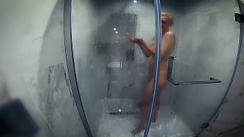 Preview 2 of Indian Antye Old Chut Photo - Short Hair Skinny MILF with natural tits take a shower