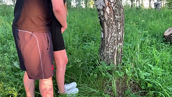 Preview 1 of Www Dogsxnxx - A girl on the first date asks to fuck her in the woods. Cum on the ass