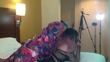 Preview 3 of Japanese Mother Aunt - Rapper Fucks Emo Trans Girl